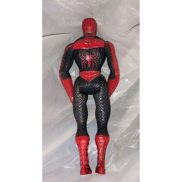 Marvel Black Red SPIDERMAN 5" Action‎ Figure Poseable EUC - Picture 2 of 2